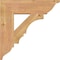 Ekena Millwork Balboa Traditional Smooth Bracket, Western Red Cedar, 5 1/2"W x 24"D x 24"H BKT06X24X24BOA01SWR - alternate 4